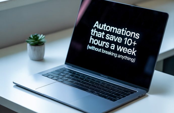 5 Automations That Save 10+ Hours a Week (Without Breaking Anything)