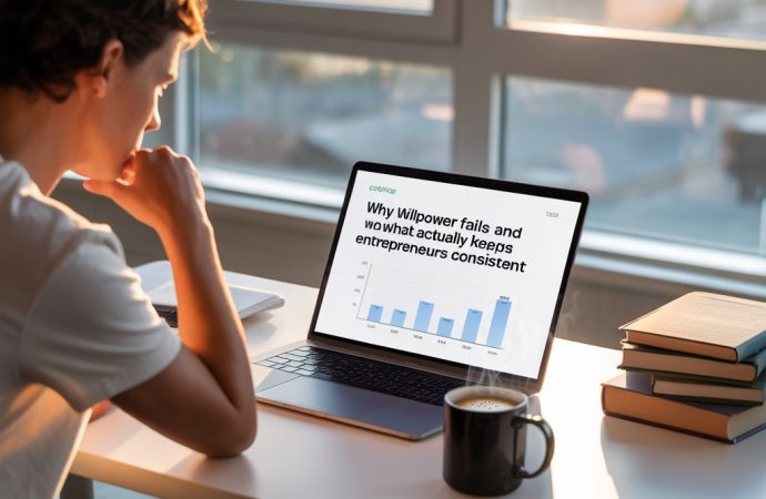 Why Willpower Fails And What Actually Keeps Entrepreneurs Consistent
