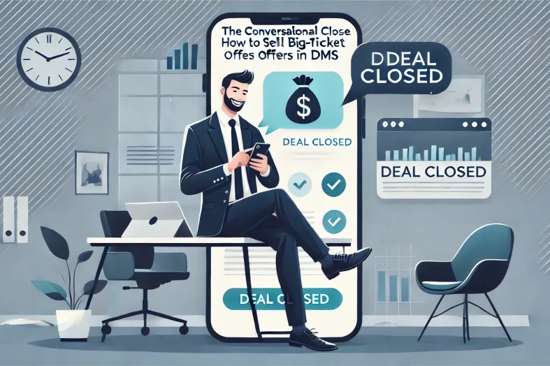 The Conversational Close: How to Sell Big-Ticket Offers in DMs